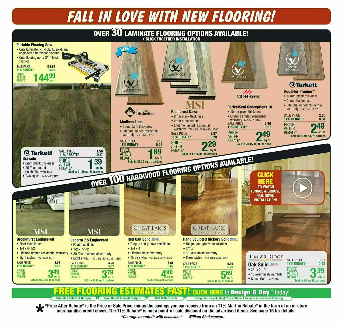 Menards Weekly Ad from September 11