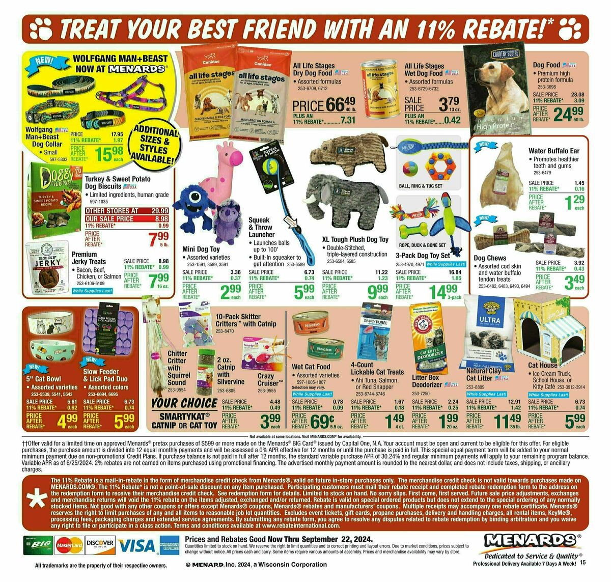 Menards Weekly Ad from September 11