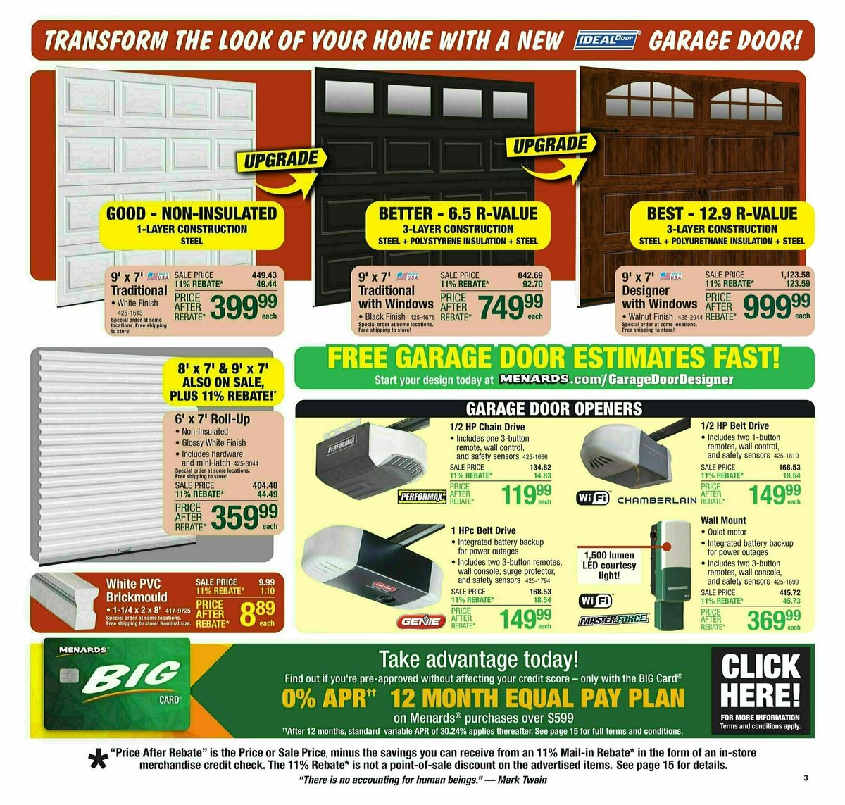 Menards Weekly Ad from September 11