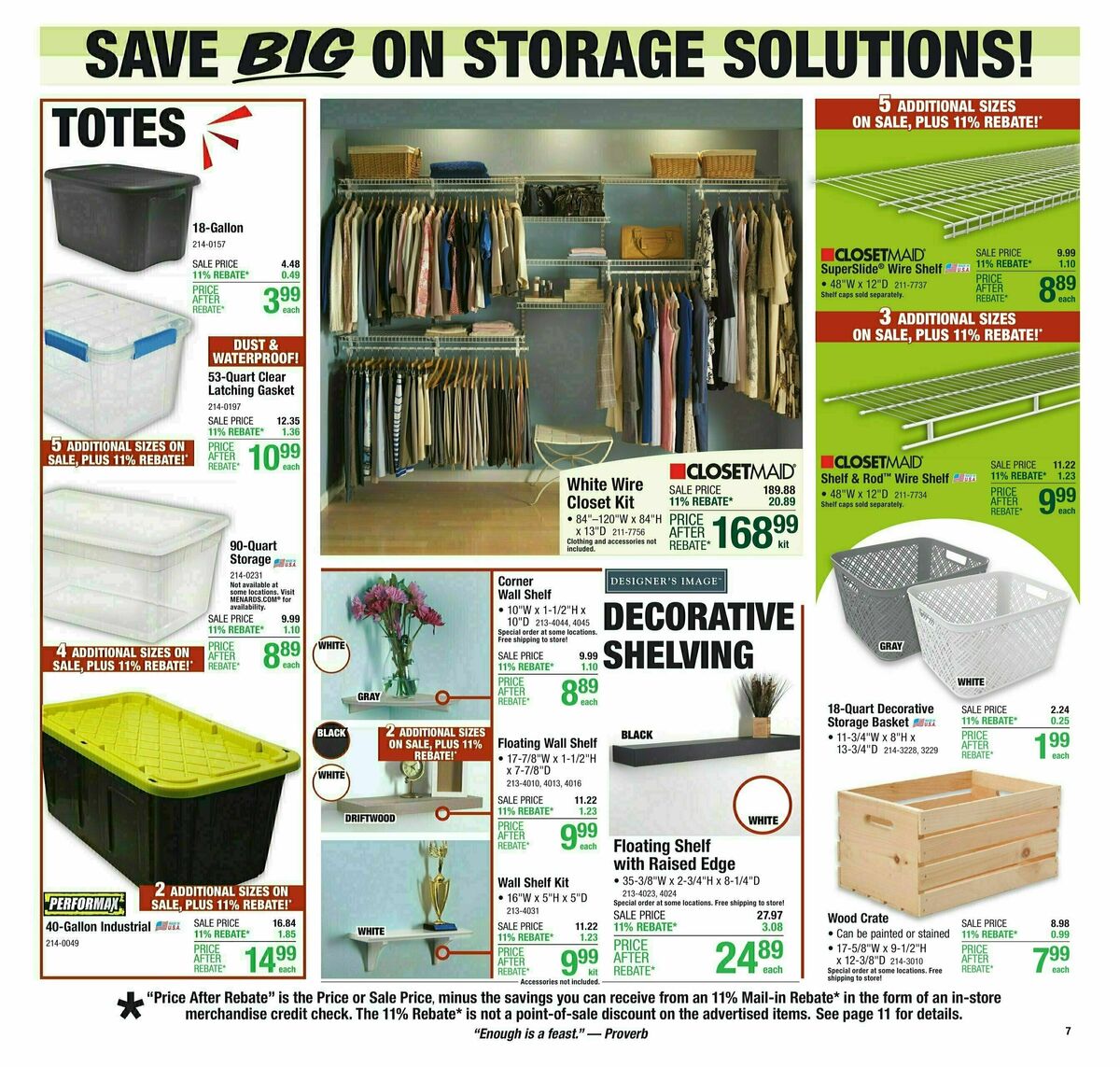 Menards Weekly Ad from September 18