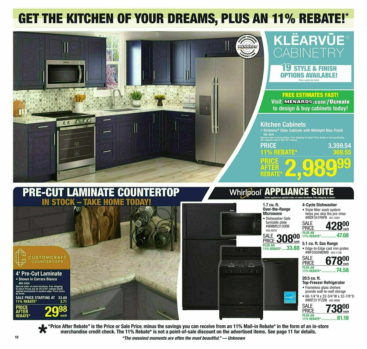 Menards Weekly Ad from September 18