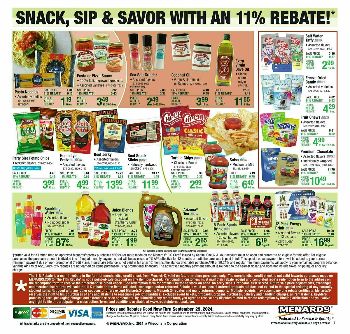 Menards Weekly Ad from September 18