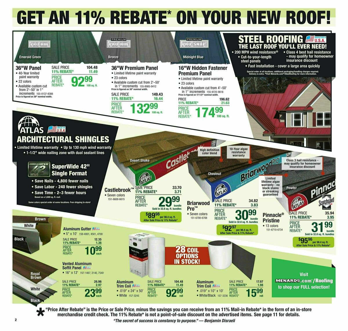 Menards Weekly Ad from September 18