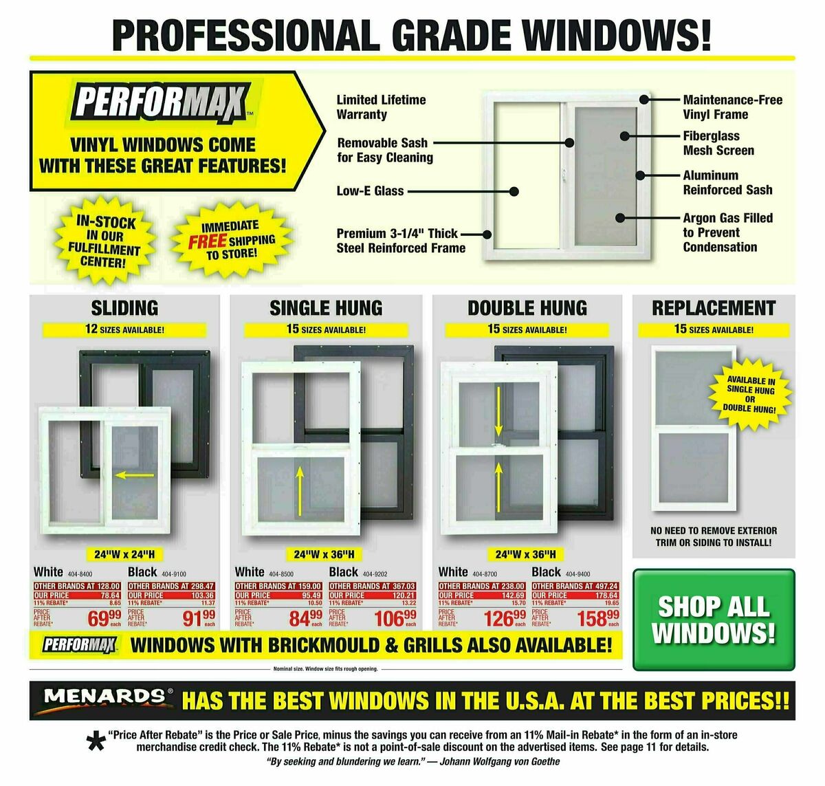 Menards Weekly Ad from September 18