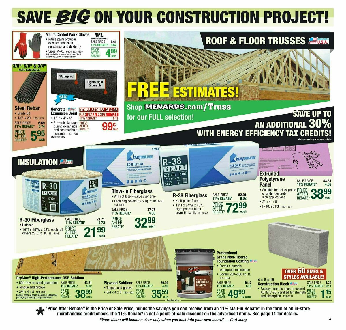 Menards Weekly Ad from September 18