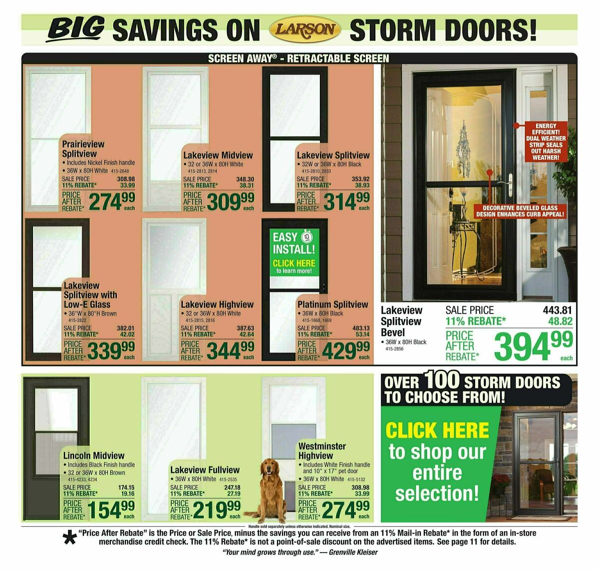 Menards Weekly Ad from September 18