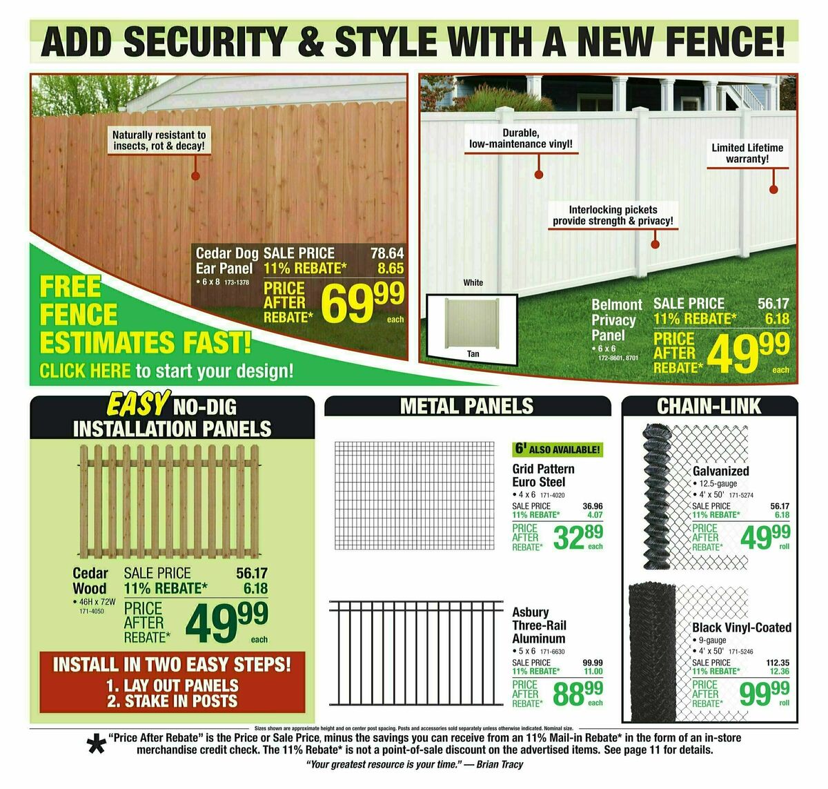 Menards Weekly Ad from September 18