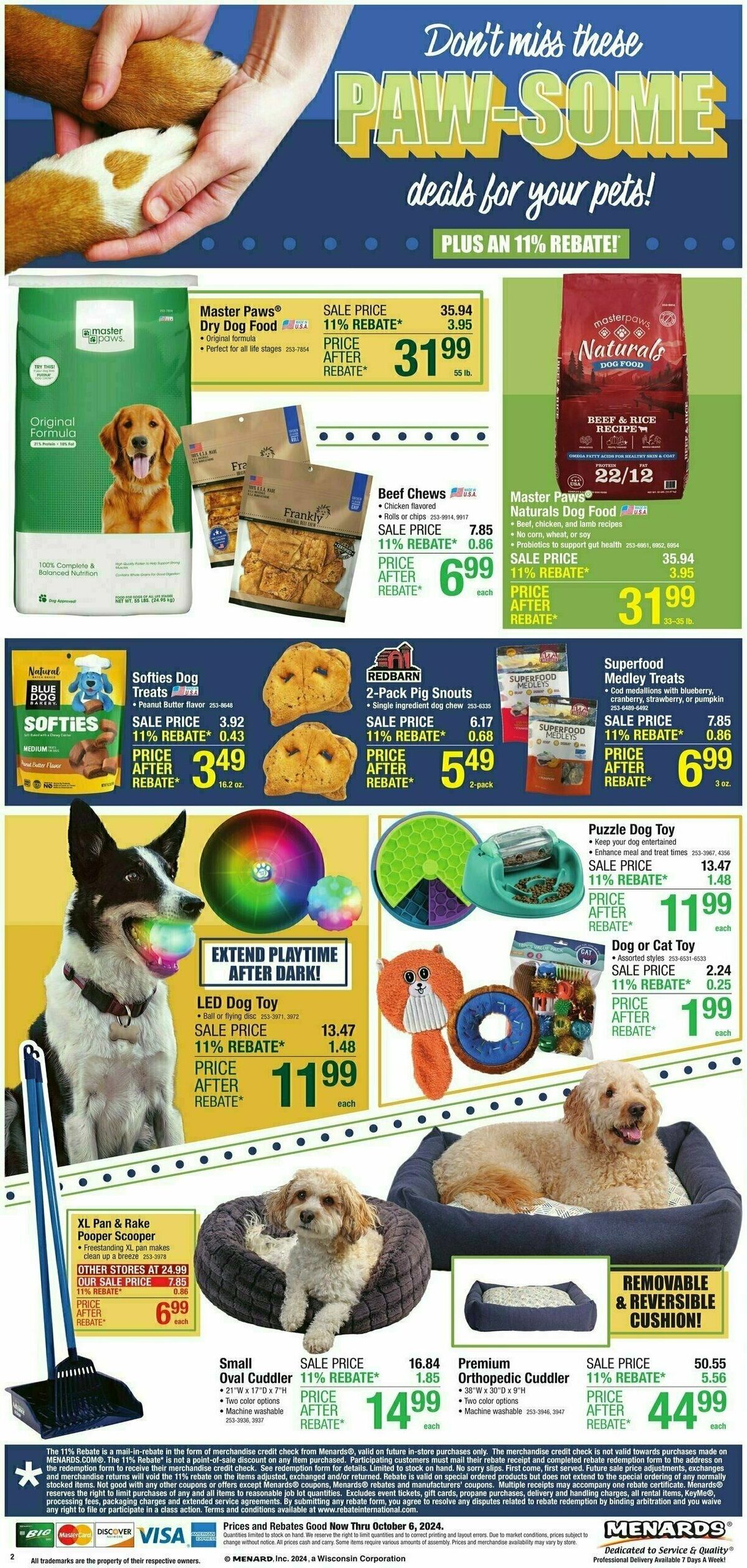 Menards Home Essentials Weekly Ad from September 25