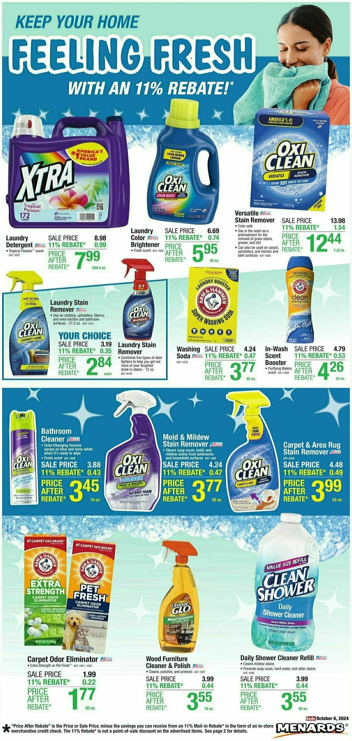 Menards Home Essentials Weekly Ad from September 25