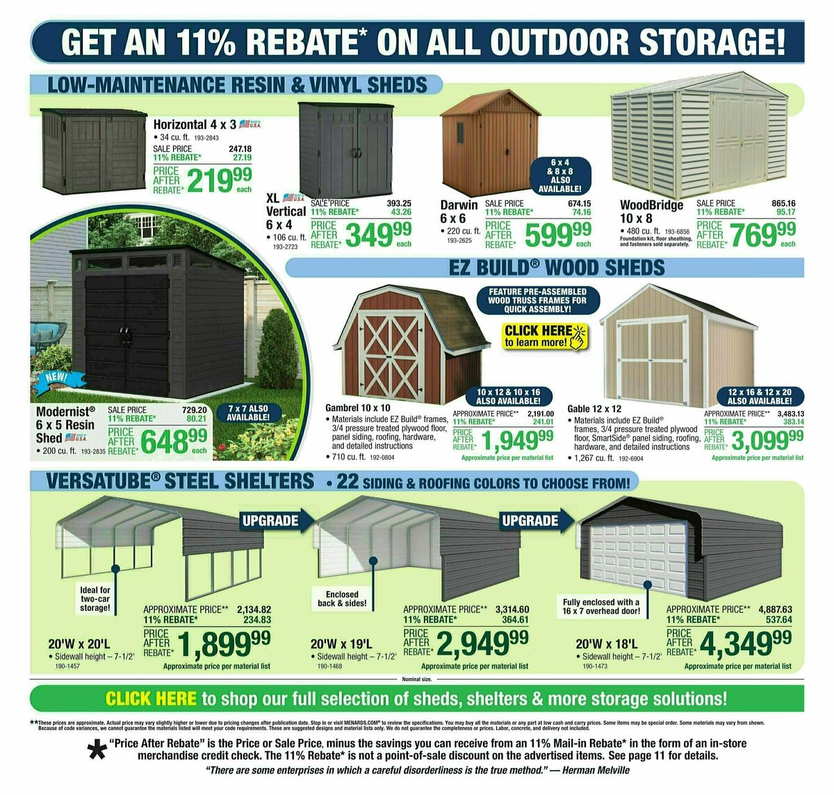 Menards Weekly Ad from September 25