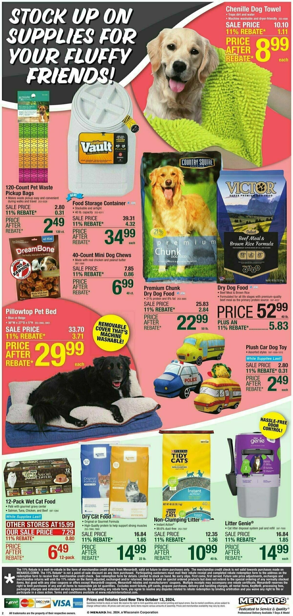 Menards Home Essentials Weekly Ad from October 2