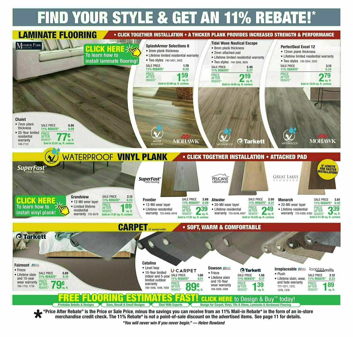 Menards Weekly Ad from October 2