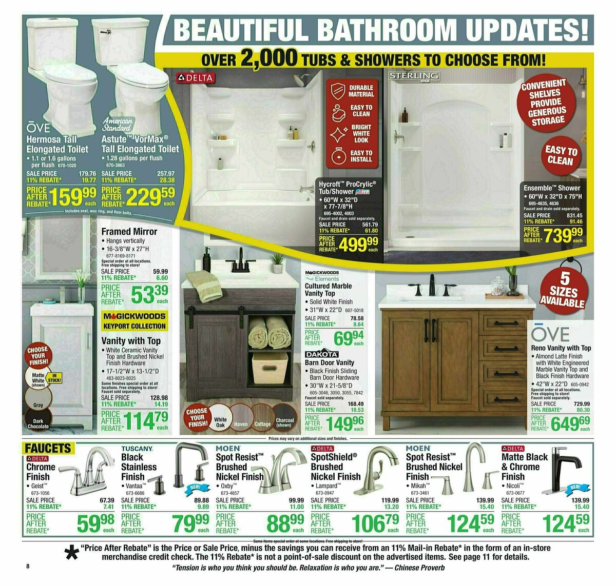 Menards Weekly Ad from October 2