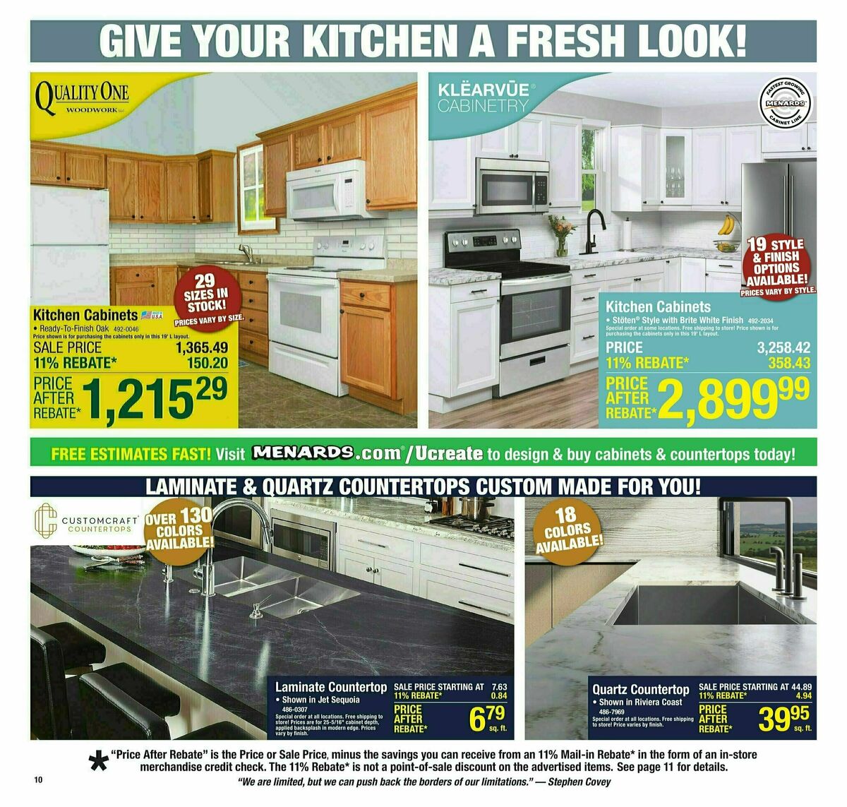 Menards Weekly Ad from October 2