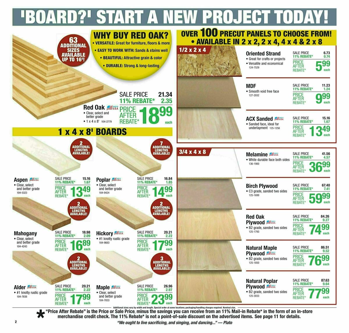 Menards Weekly Ad from October 2