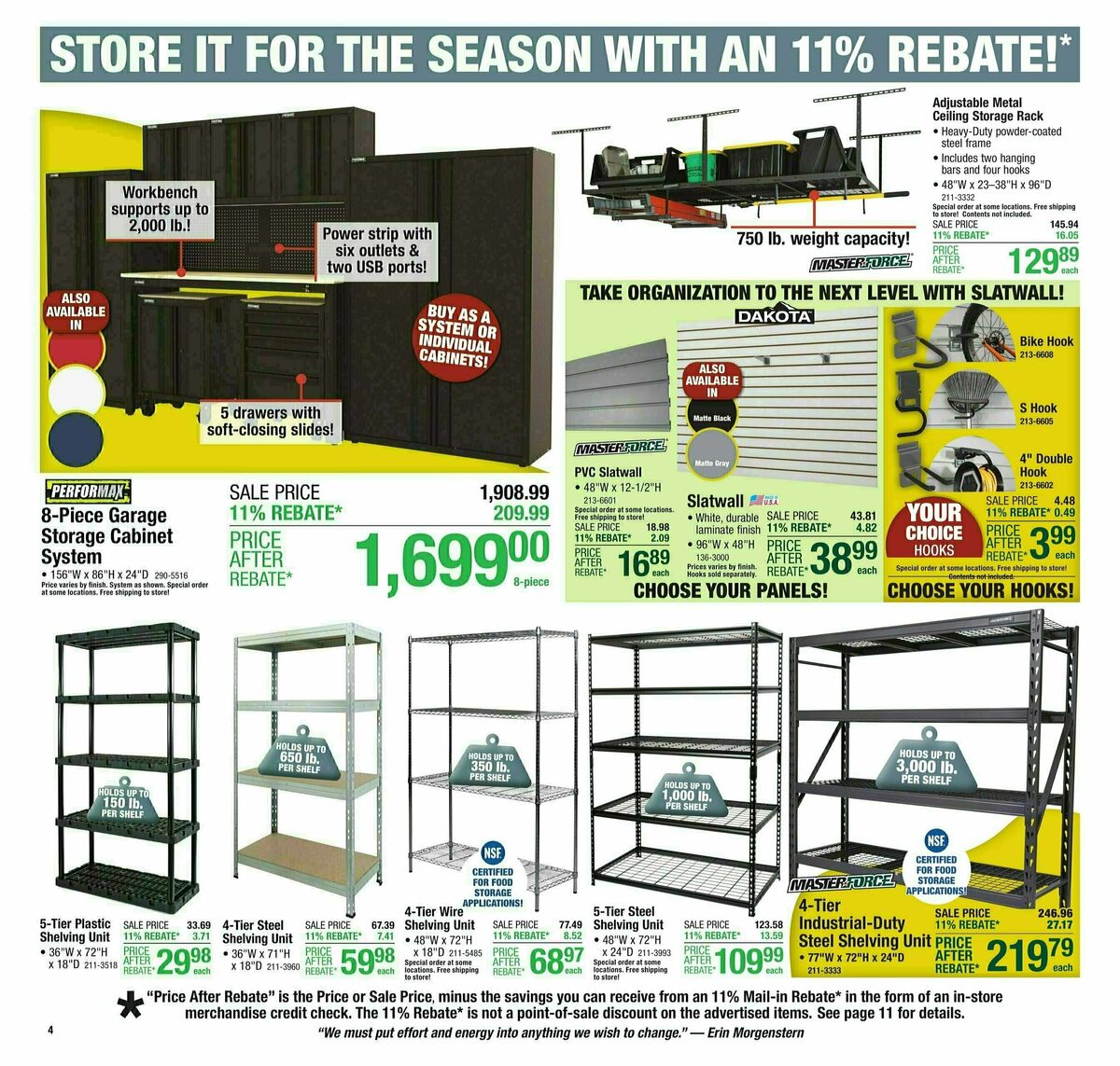 Menards Weekly Ad from October 2