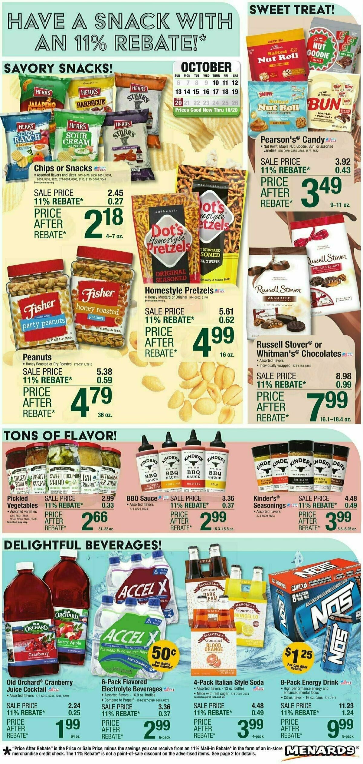 Menards Home Essentials Weekly Ad from October 9