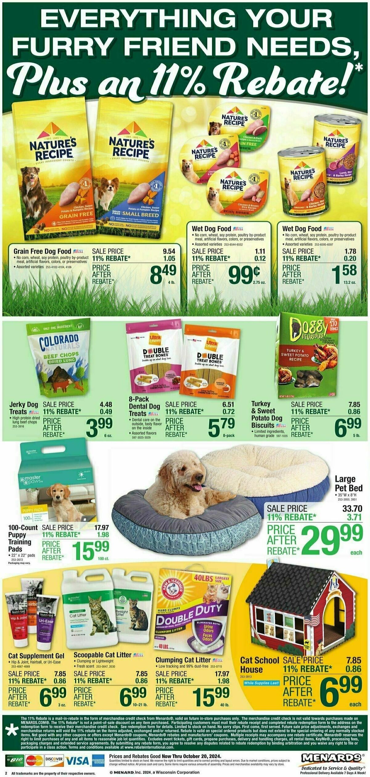 Menards Home Essentials Weekly Ad from October 9