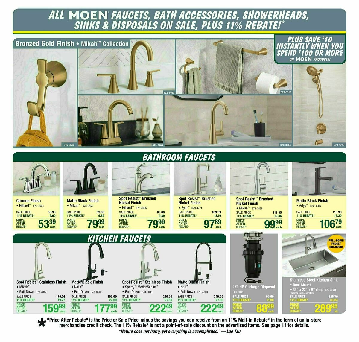 Menards Weekly Ad from October 9