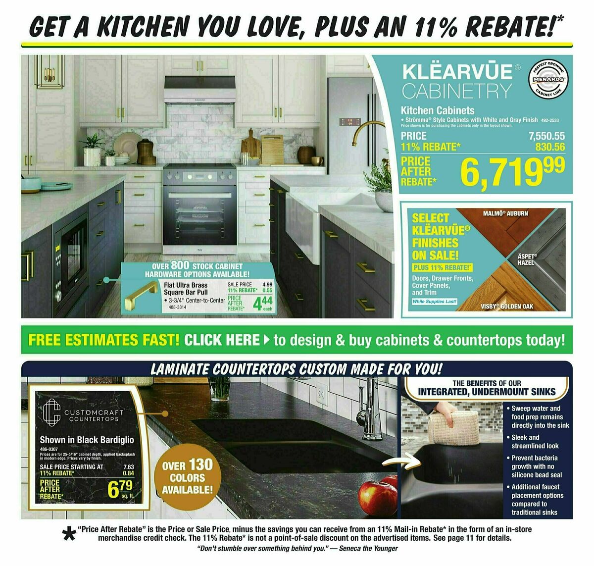 Menards Weekly Ad from October 9