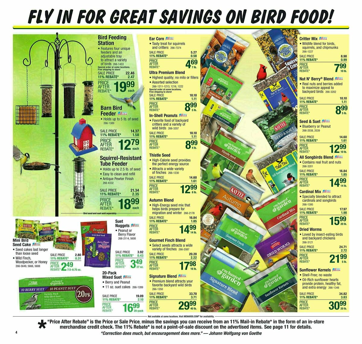 Menards Weekly Ad from October 9