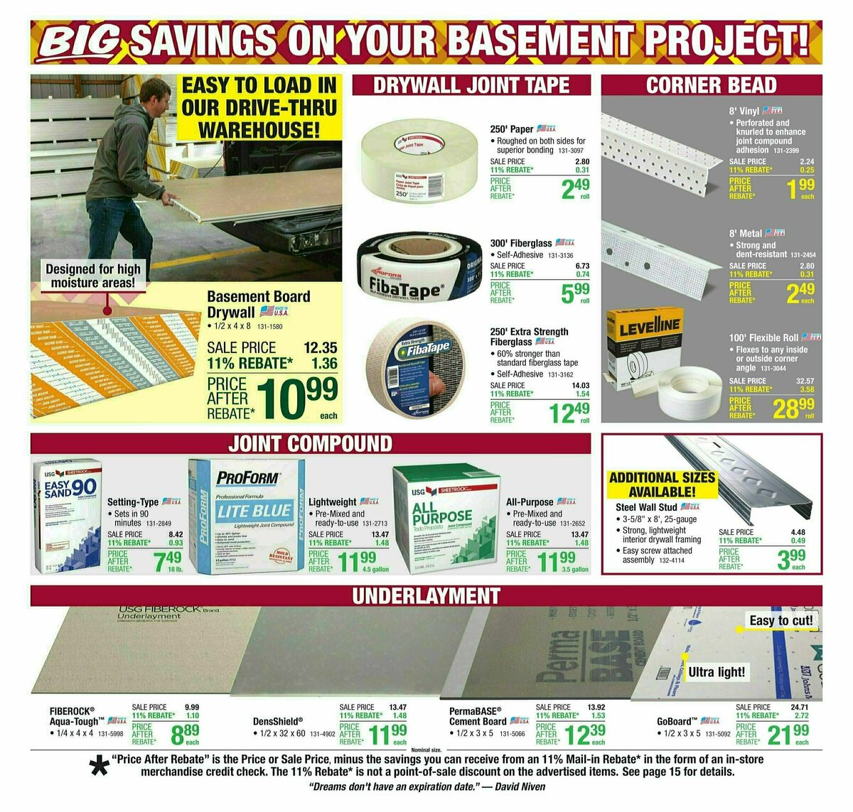 Menards Weekly Ad from October 16