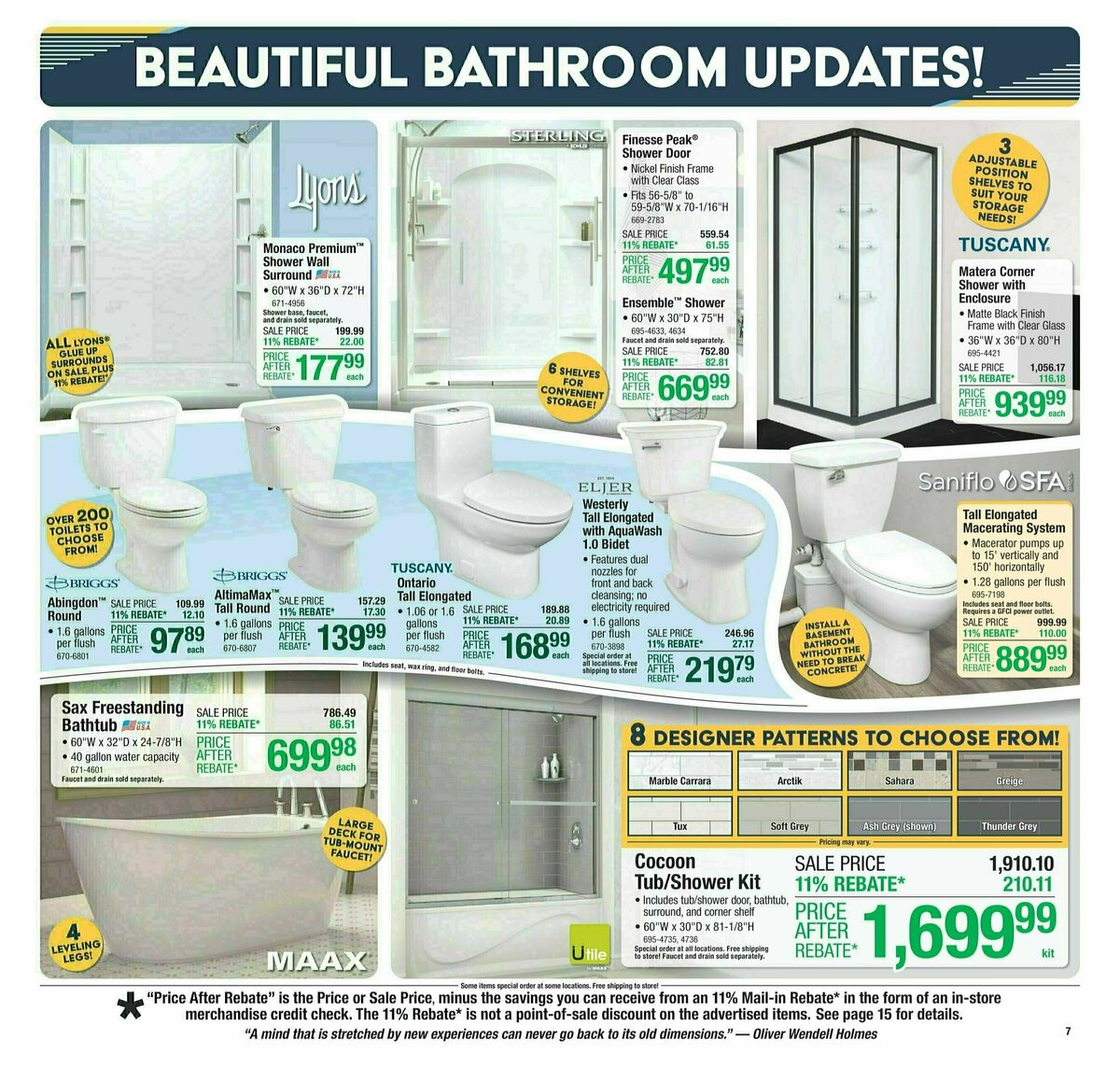 Menards Weekly Ad from October 16