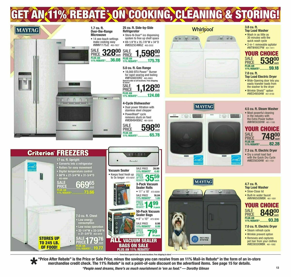 Menards Weekly Ad from October 16