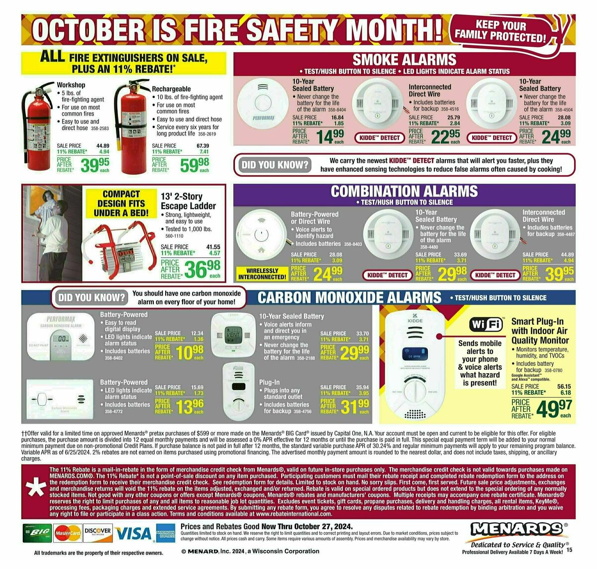 Menards Weekly Ad from October 16