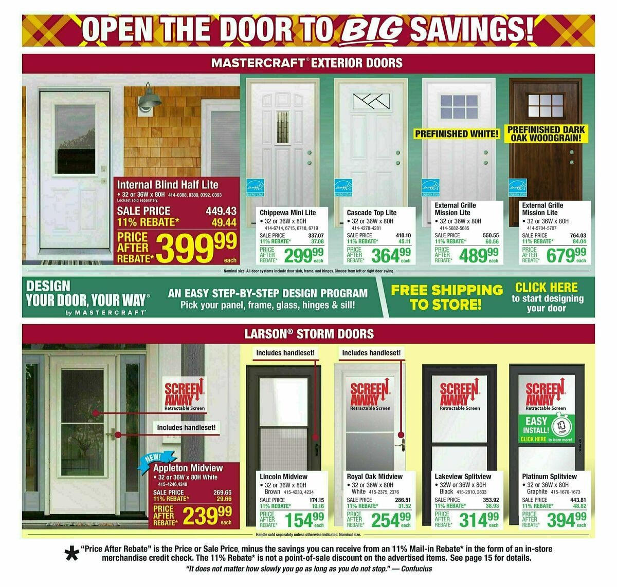 Menards Weekly Ad from October 16