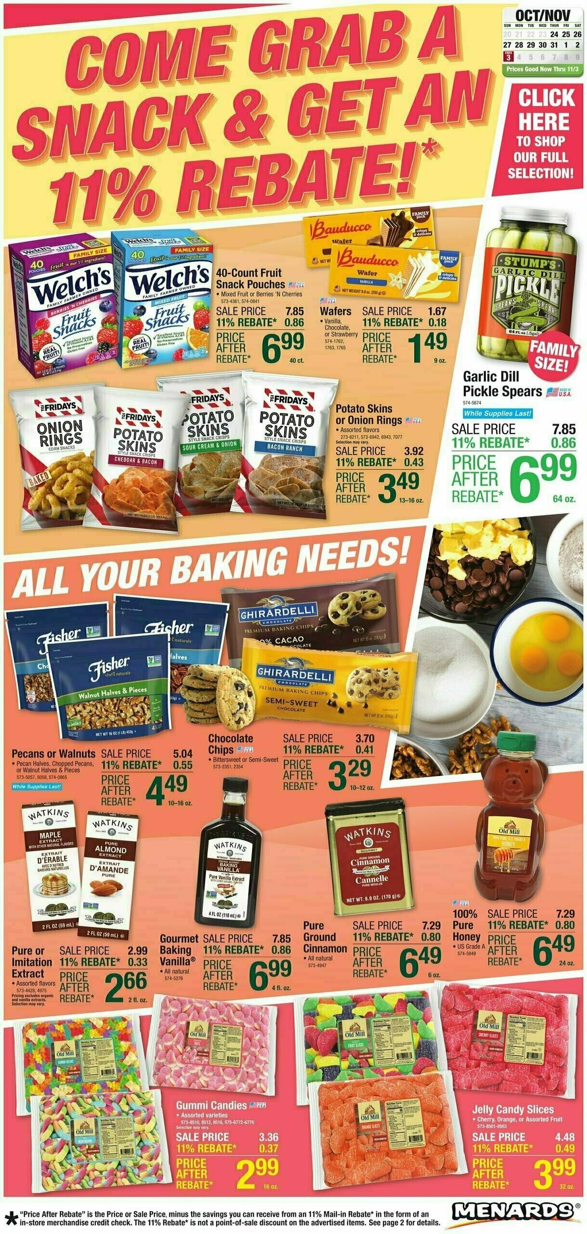 Menards Home Essentials Weekly Ad from October 23