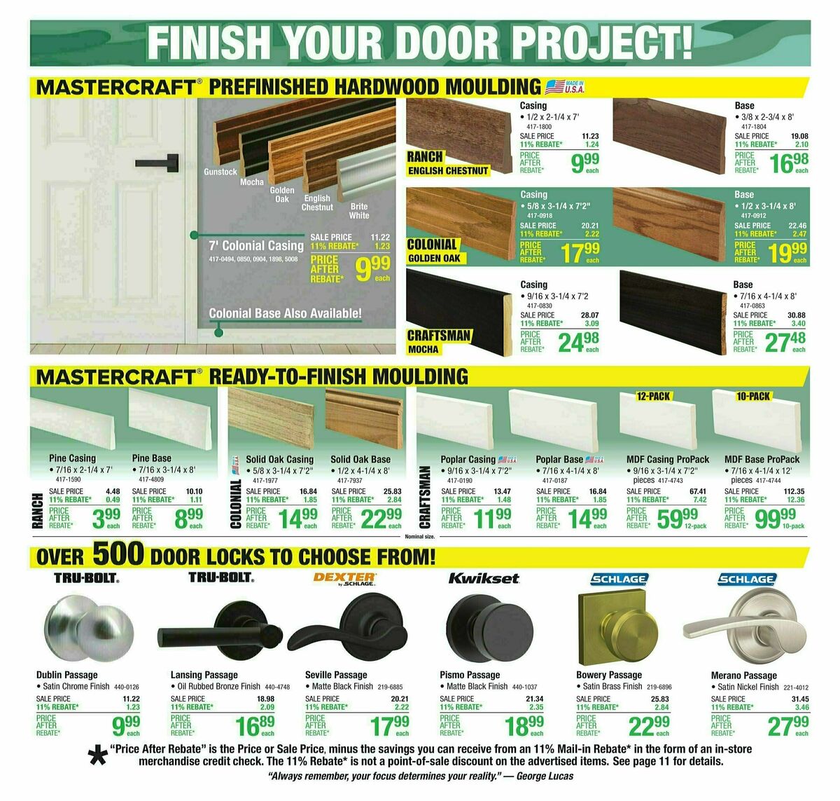 Menards Weekly Ad from October 23