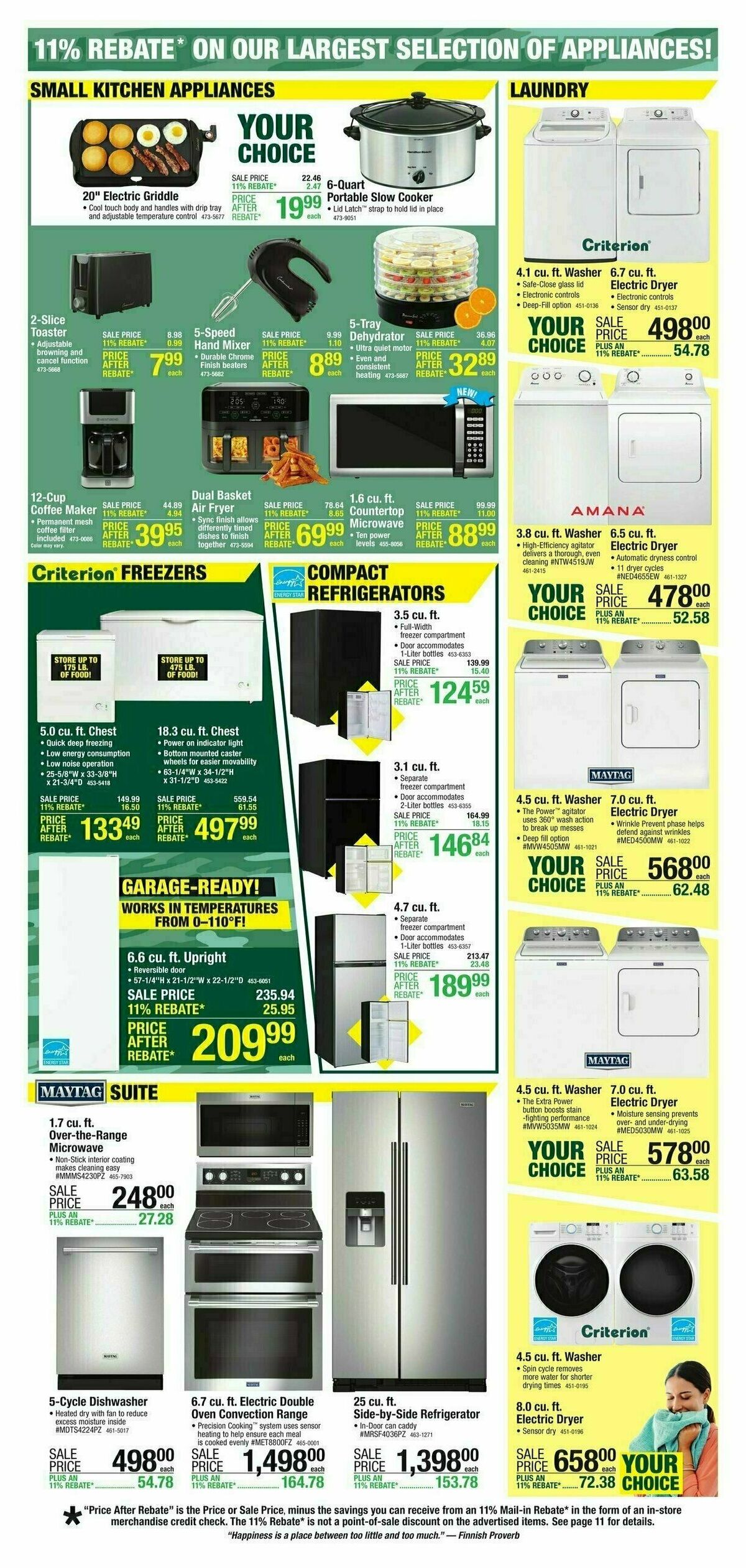 Menards Weekly Ad from October 23