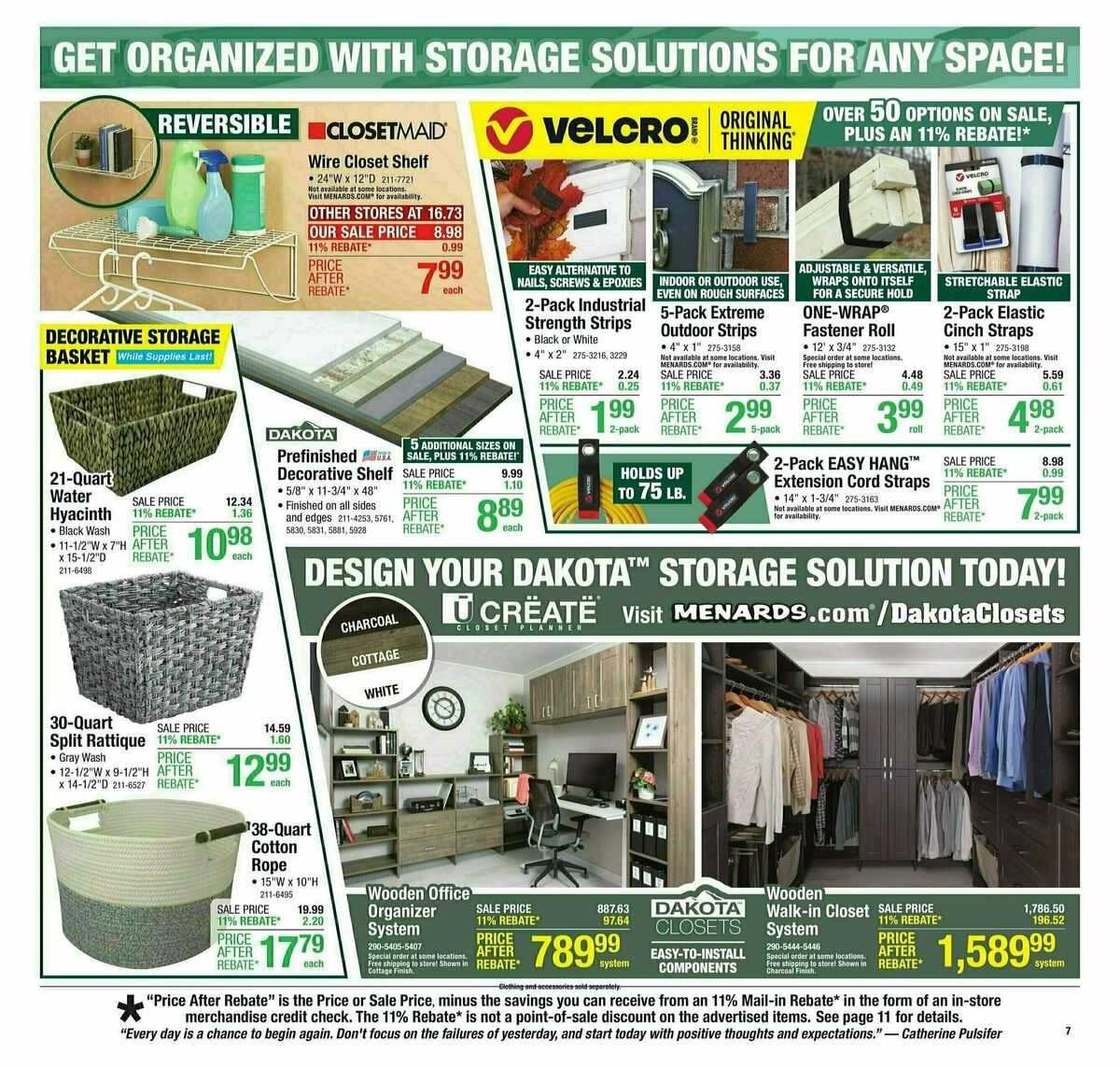 Menards Weekly Ad from October 23