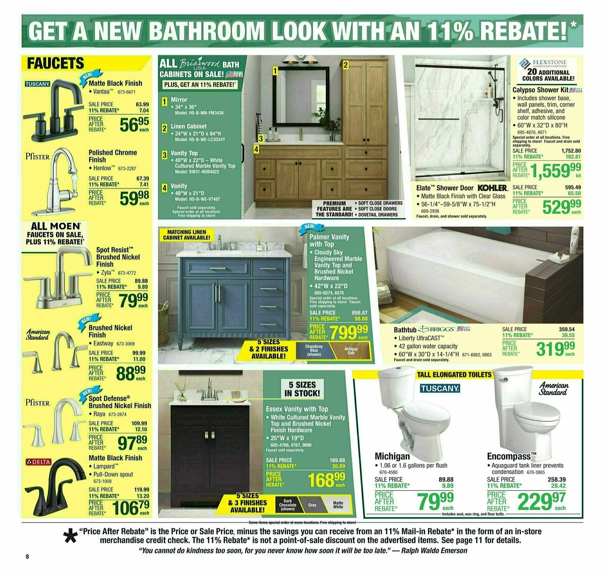 Menards Weekly Ad from October 23