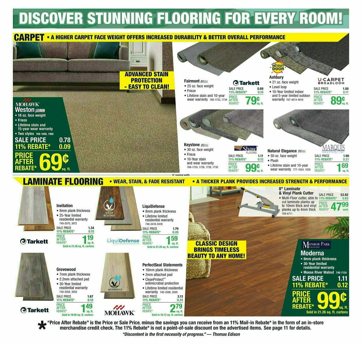 Menards Weekly Ad from October 23