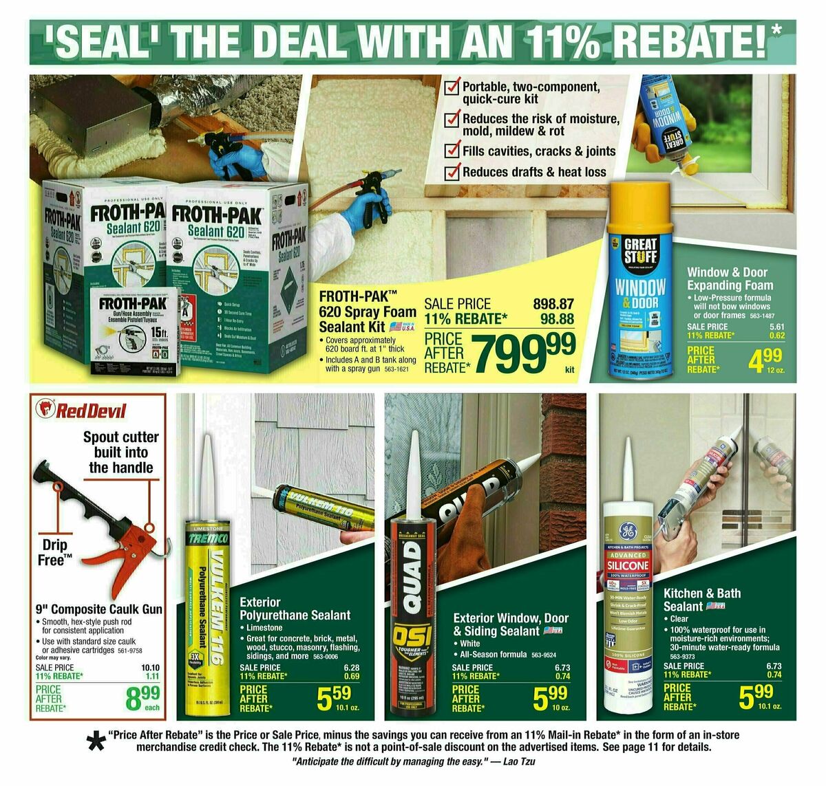 Menards Weekly Ad from October 23