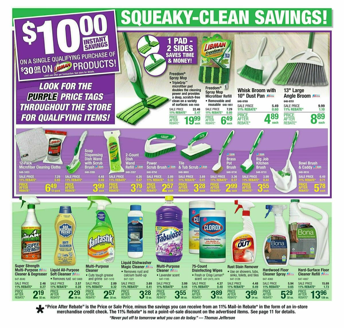 Menards Weekly Ad from October 30