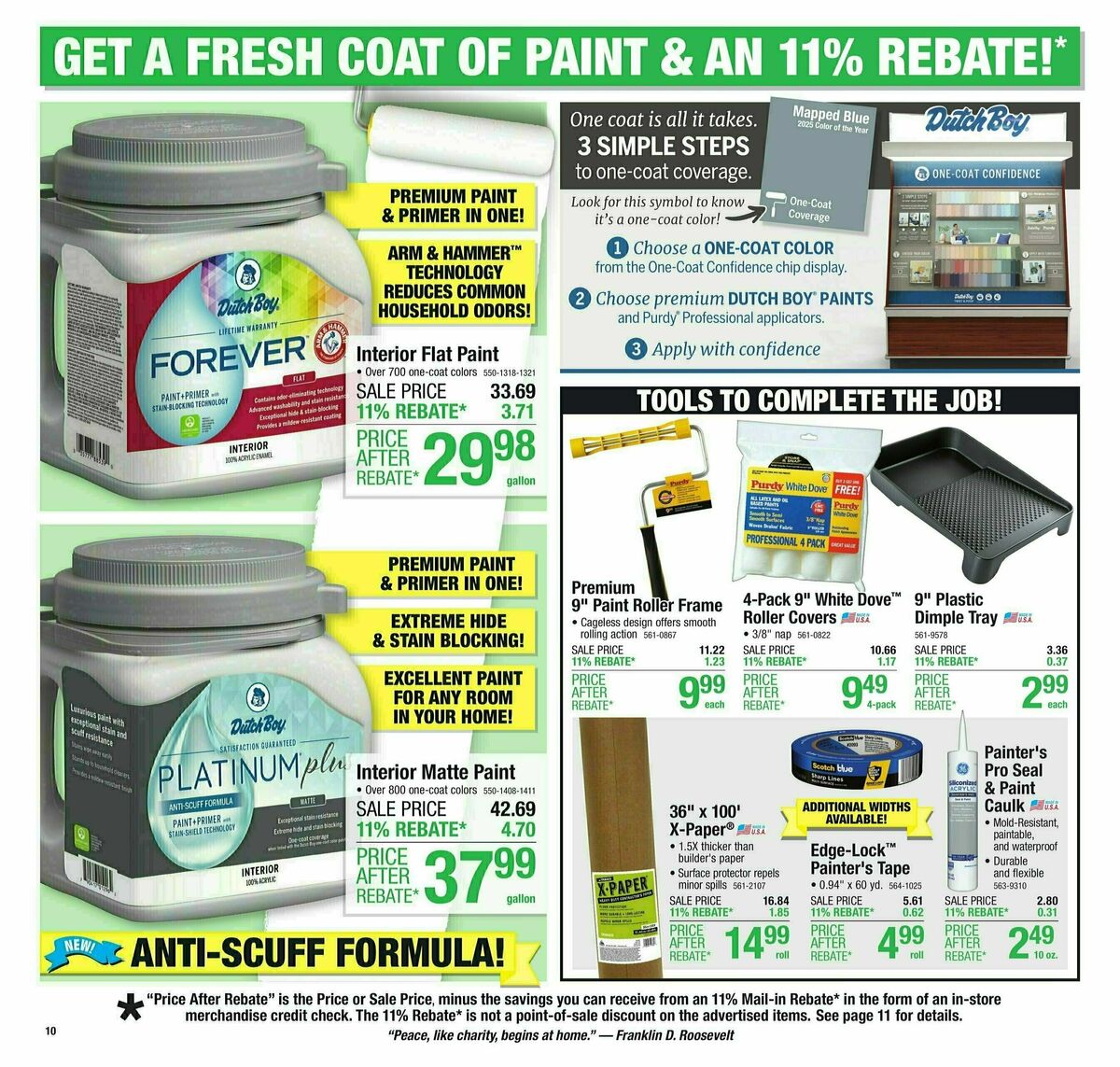 Menards Weekly Ad from October 30