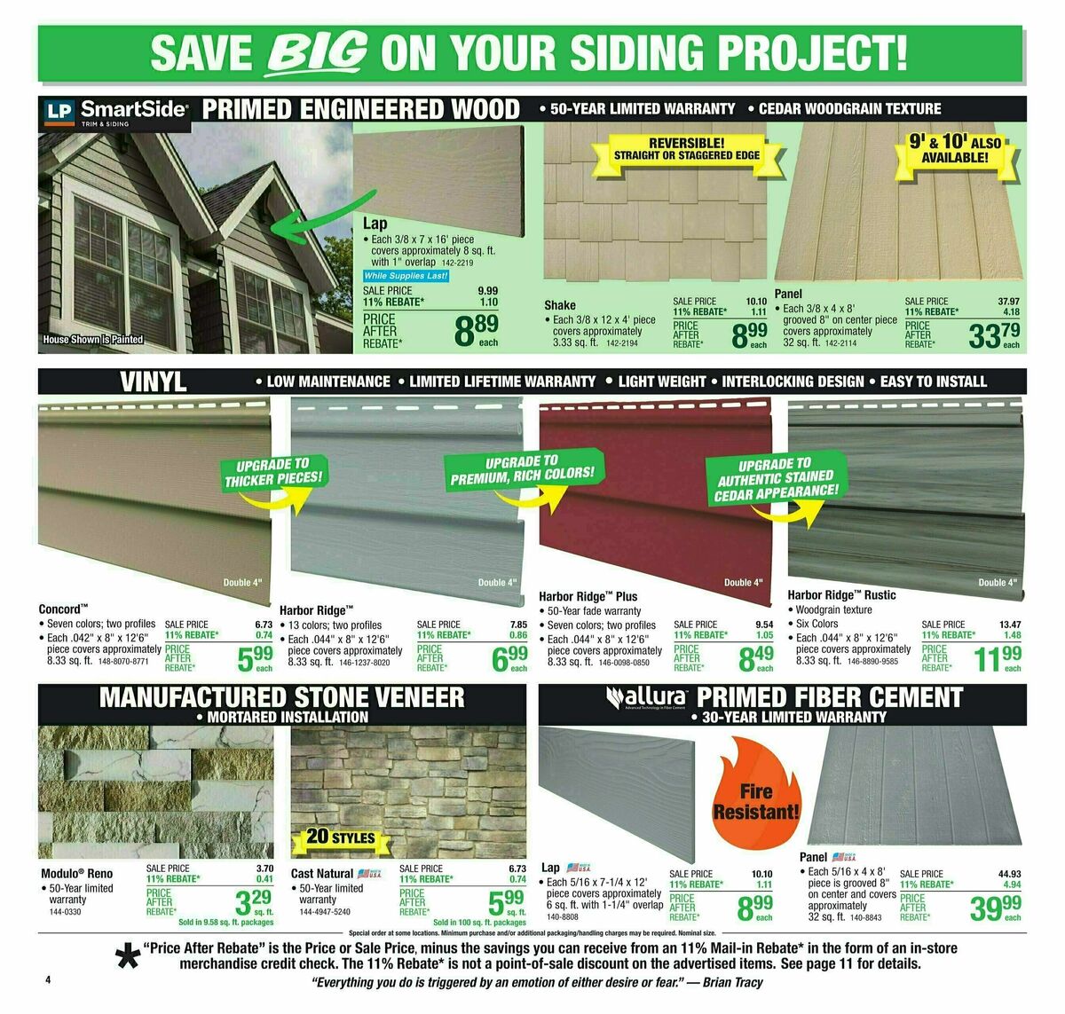 Menards Weekly Ad from October 30