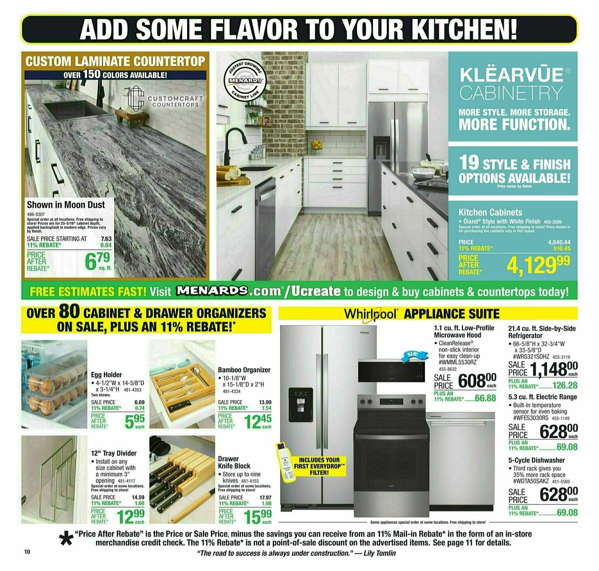 Menards Weekly Ad from November 6