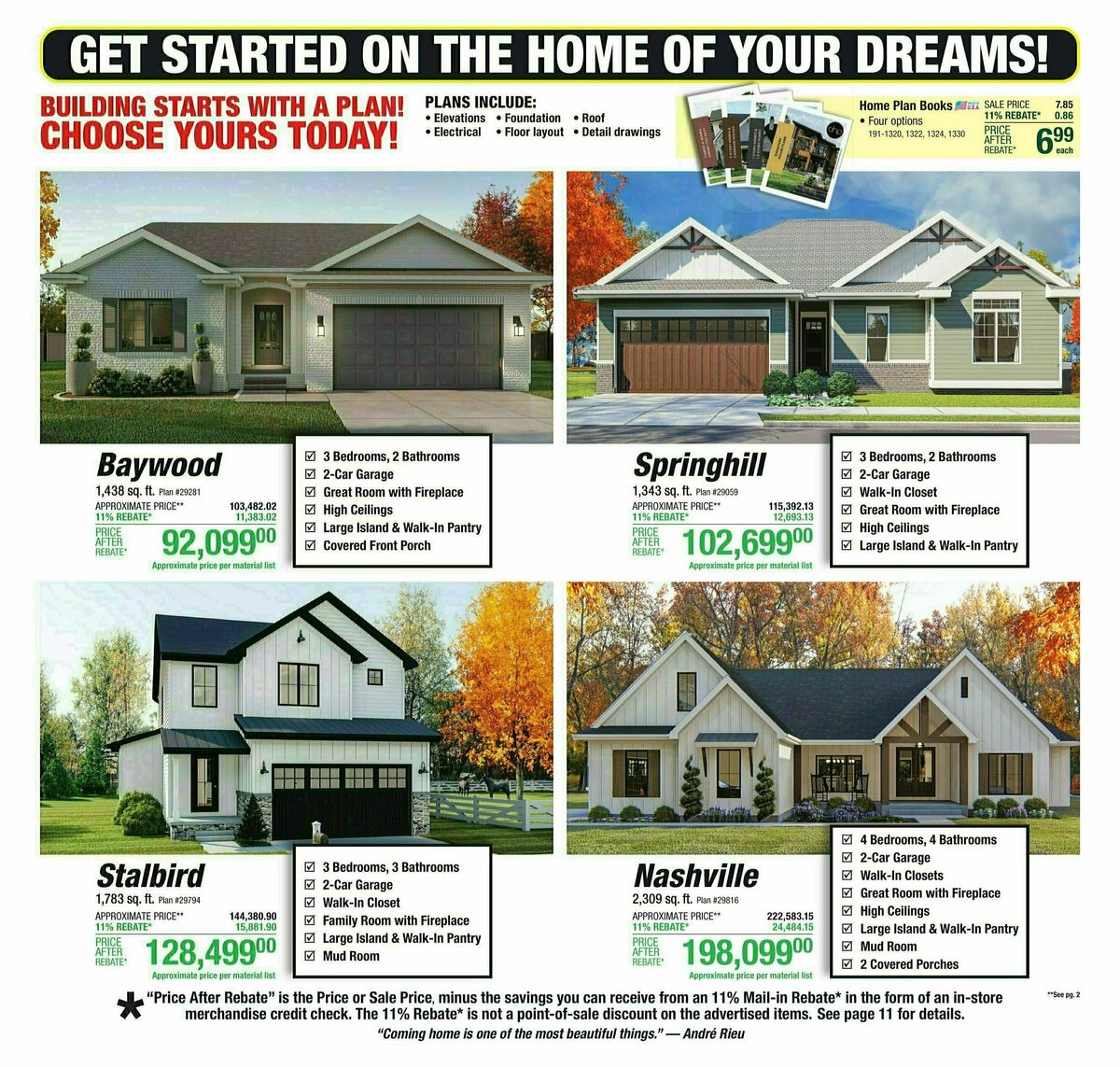 Menards Weekly Ad from November 6