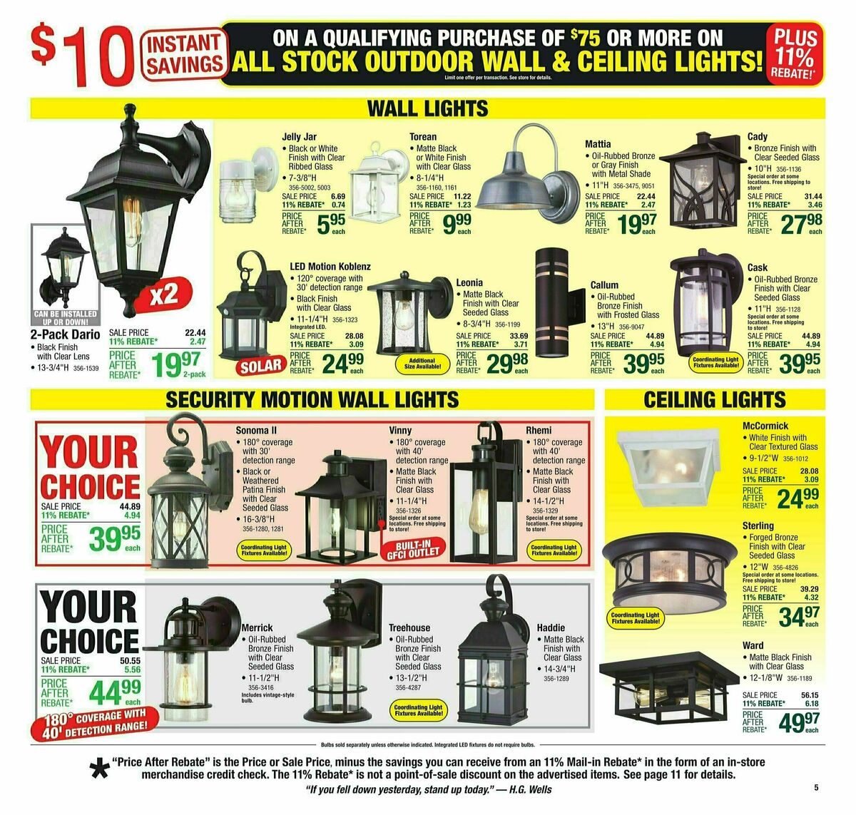 Menards Weekly Ad from November 6