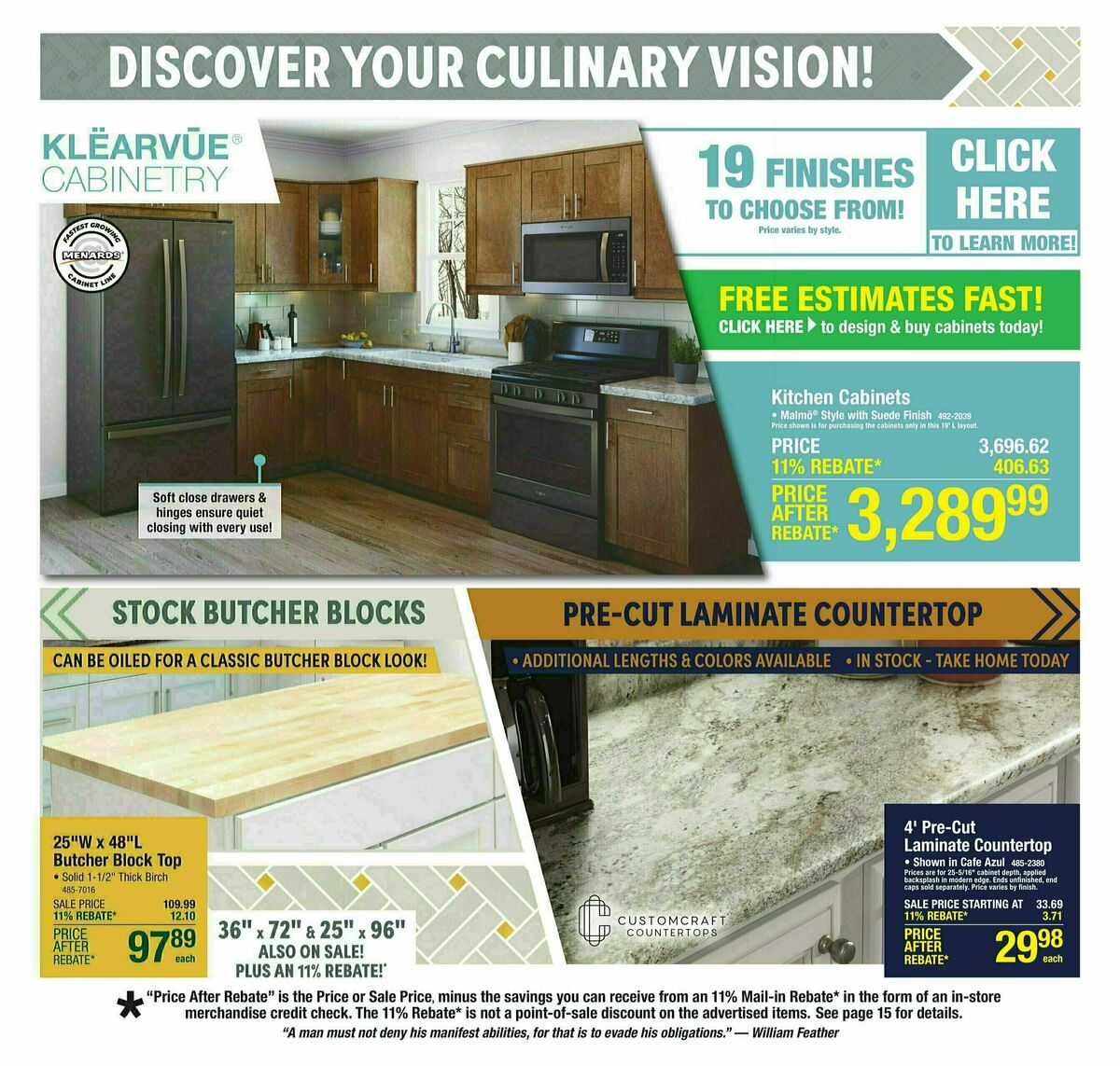 Menards Weekly Ad from November 13