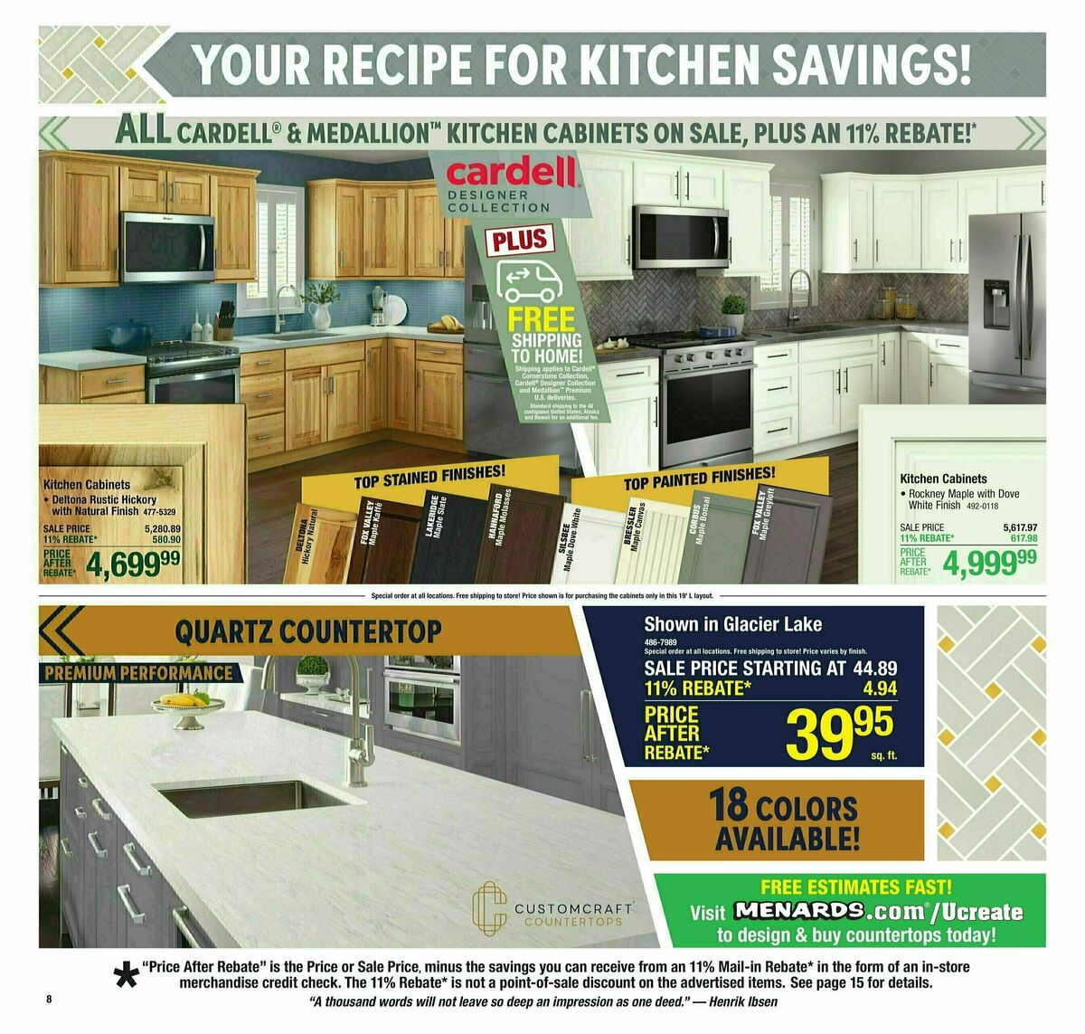 Menards Weekly Ad from November 13