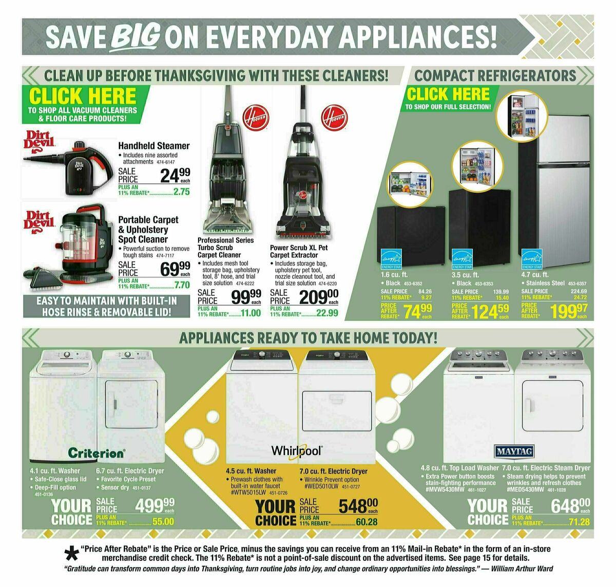 Menards Weekly Ad from November 13