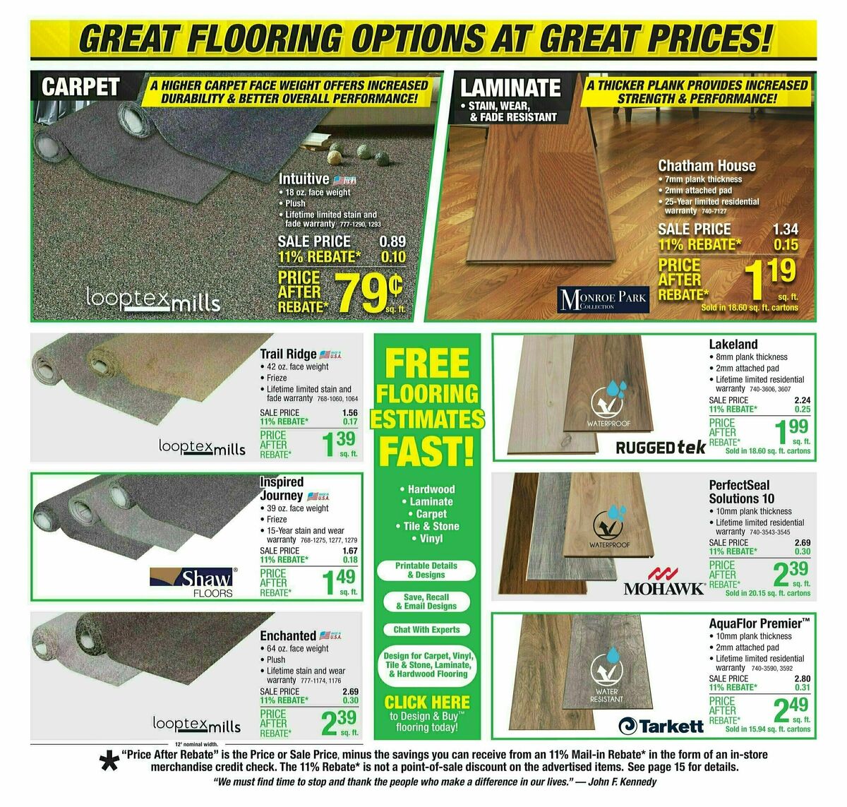 Menards Weekly Ad from November 13