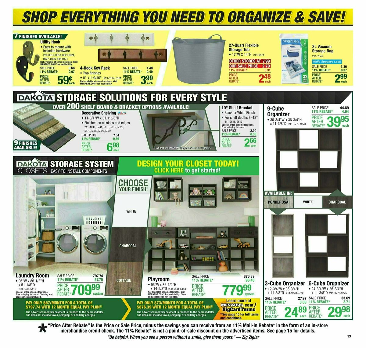 Menards Weekly Ad from November 13