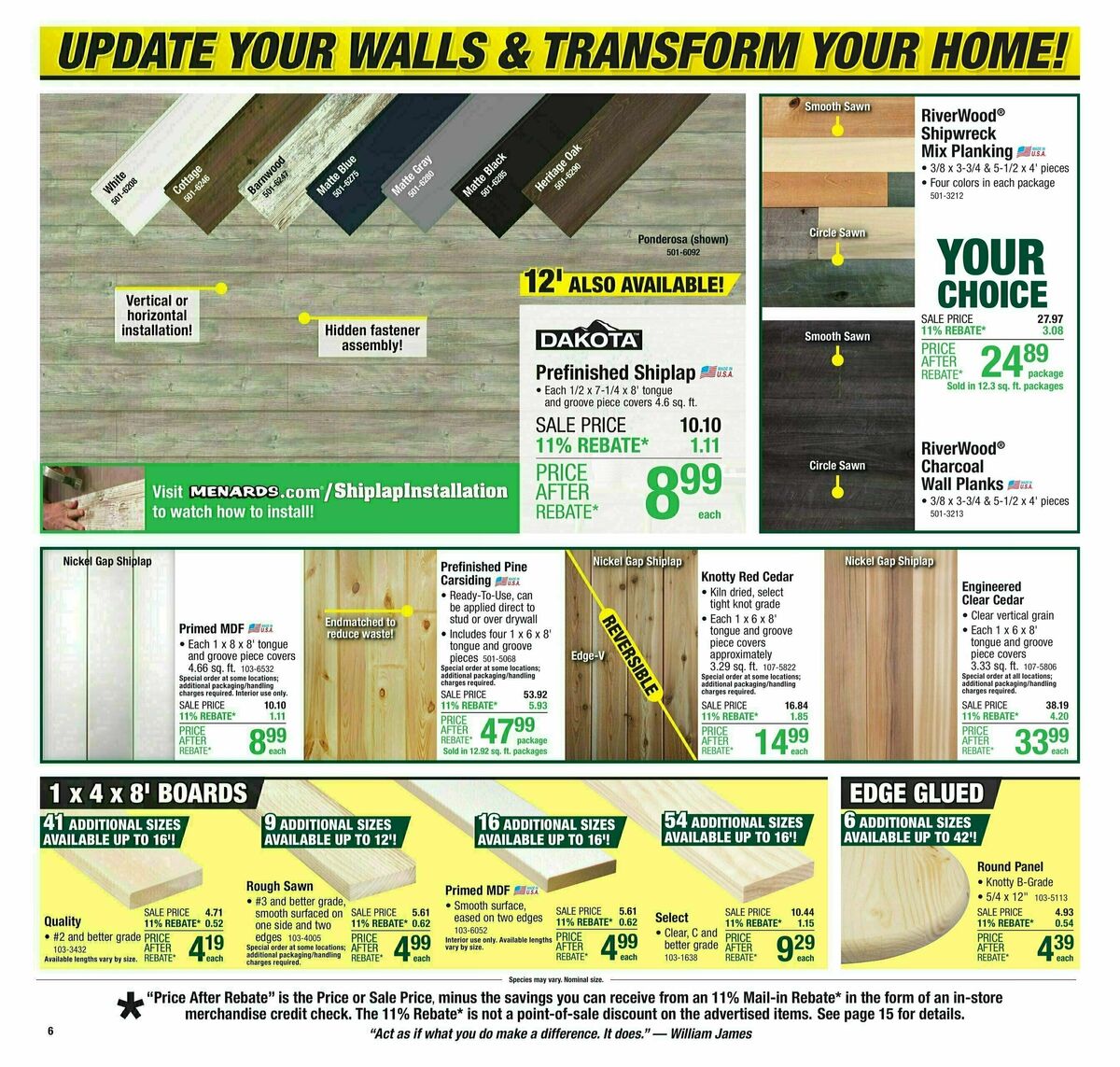 Menards Weekly Ad from November 13