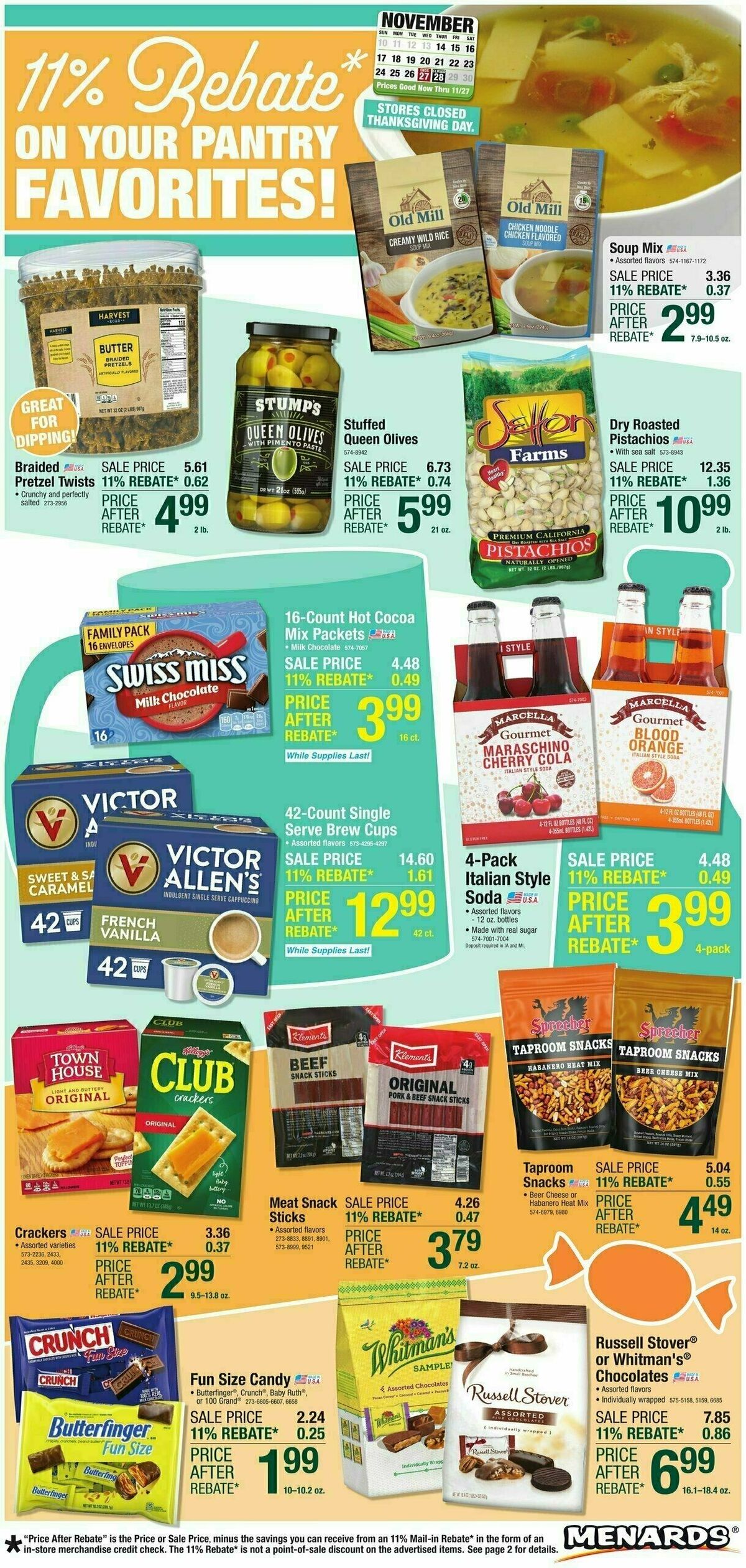 Menards Home Essentials Weekly Ad from November 13